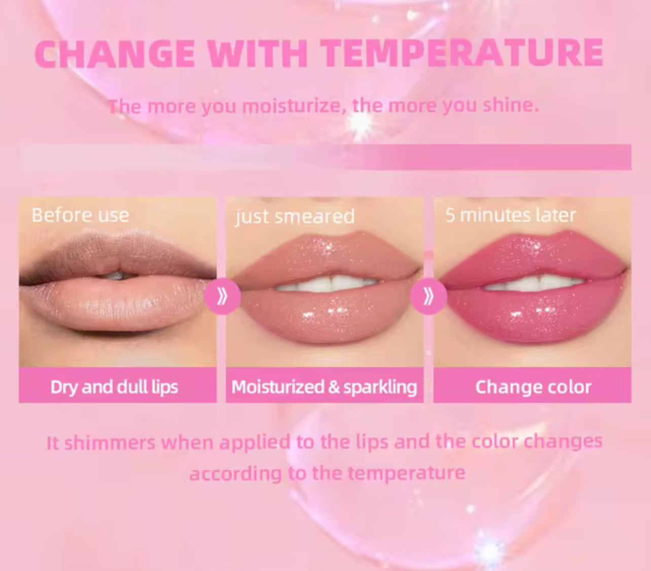 Color Changing Lip Oil - Vanilla